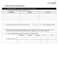 DNR Form 5678-4407A Water Use Contract - Nebraska, Page 3