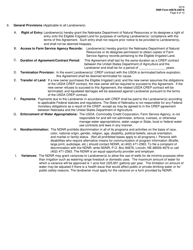 DNR Form 5678-4407A Water Use Contract - Nebraska, Page 9