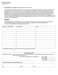 DNR Form 5678-4407B Re-enrolled Water Use Contract - Nebraska, Page 10