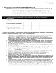 DNR Form 5678-4407B Re-enrolled Water Use Contract - Nebraska, Page 5