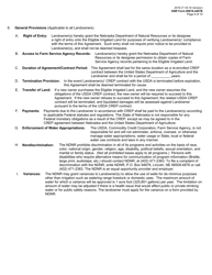 DNR Form 5678-4407B Re-enrolled Water Use Contract - Nebraska, Page 9