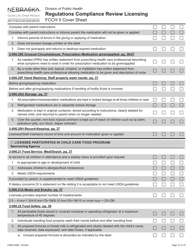 Form CRED-0958 Regulations Compliance Review Licensing - Fcch II Cover Sheet - Nebraska, Page 10