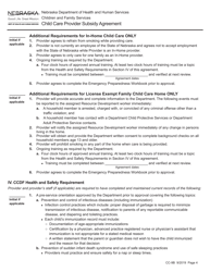 Form CC-9B Child Care Provider Subsidy Agreement - Nebraska, Page 4