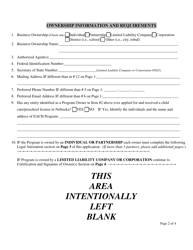 Application for a School Age Only Center License - Nebraska, Page 4