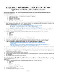 &quot;Application for a Family Child Care Home I License&quot; - Nebraska, Page 7