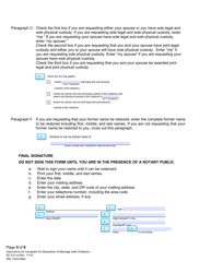 Instructions for Form DC6:5.1 Complaint for Dissolution of Marriage (With Child(Ren)) - Nebraska, Page 5