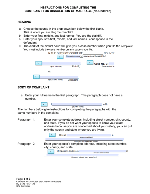 Form DC6:4.1  Printable Pdf