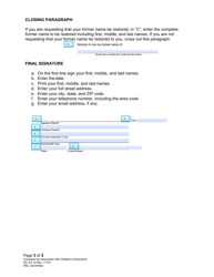 Instructions for Form DC6:4.1 Complaint for Dissolution of Marriage (No Children) - Nebraska, Page 3