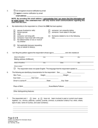 Form DC19:8 Petition and Affidavit to Obtain Domestic Abuse Protection Order - Nebraska, Page 2