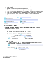 Instructions for Form CC16:2.9 Inventory, Affidavit of Due Diligence and Certificate of Mailing - Nebraska, Page 5