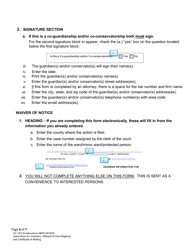 Instructions for Form CC16:2.9 Inventory, Affidavit of Due Diligence and Certificate of Mailing - Nebraska, Page 6