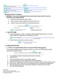 Instructions for Form CC16:2.18 Notice of Newly Discovered Assets - Nebraska, Page 5