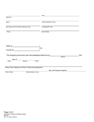 Form DC1:12 Defendant&#039;s Request to Release Sealed Records - Nebraska, Page 2
