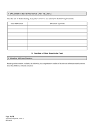 Form CH6ART17 Appendix 1 Guardian Ad Litem Report - Nebraska, Page 3