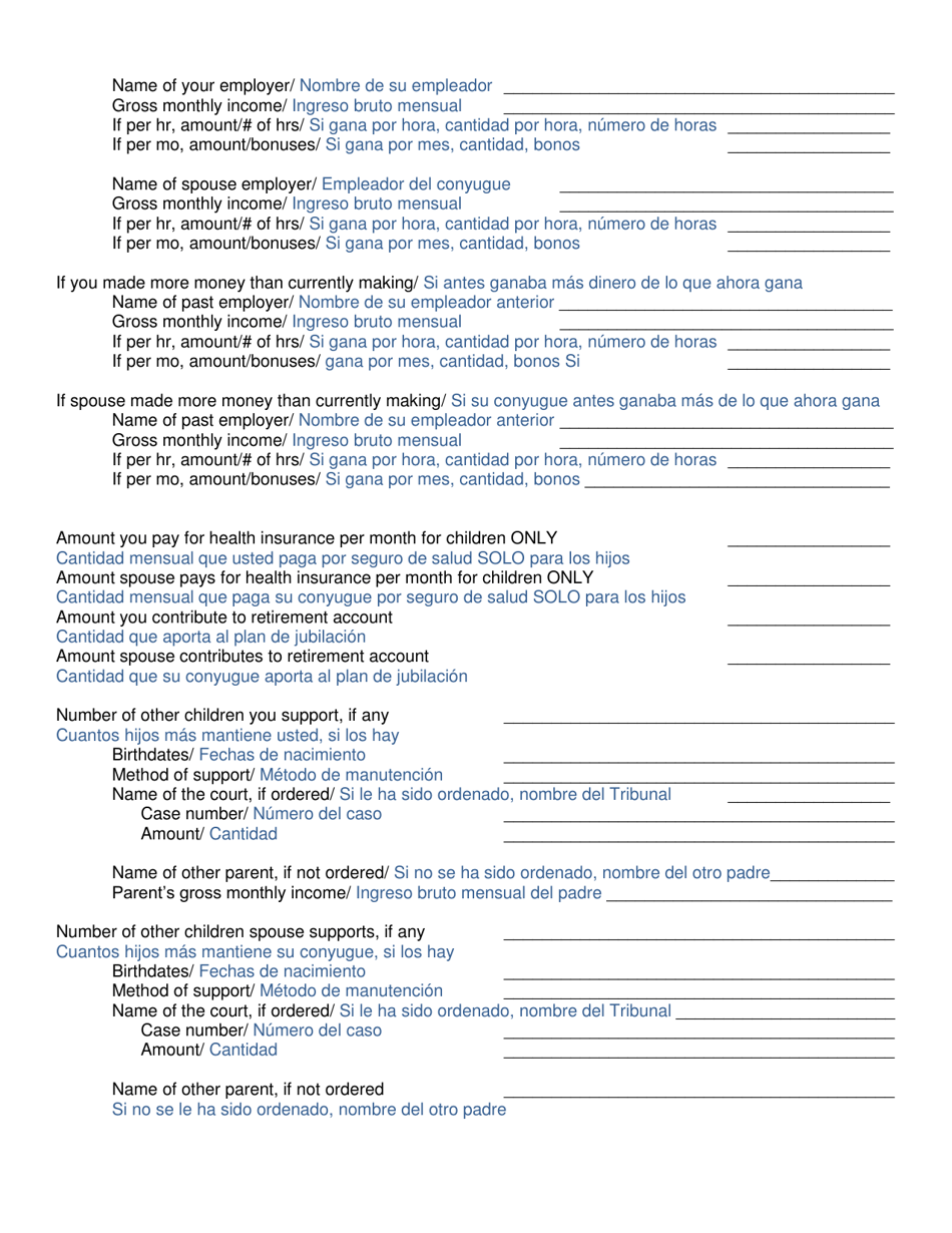 Divorce With Children - Nebraska (English / Spanish), Page 3