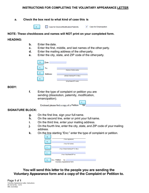 Form DC6:8.5  Printable Pdf