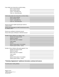 Form DC6:8.2 Paternity, Custody, Parenting Time, and Child Support Worksheet - Nebraska, Page 3