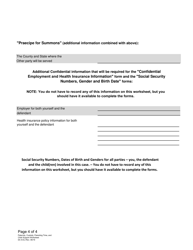 Form DC6:8.2 Paternity, Custody, Parenting Time, and Child Support Worksheet - Nebraska, Page 4