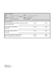 Form DC19:40 Information Worksheet for the Sexual Assault Protection Order - Nebraska, Page 3