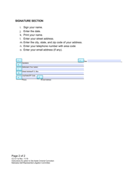 Instructions for Form CC6:11 Petition to Set Aside Criminal Conviction - Nebraska, Page 2