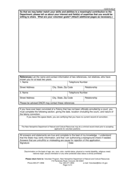 Individual Volunteer Application - New Hampshire, Page 2