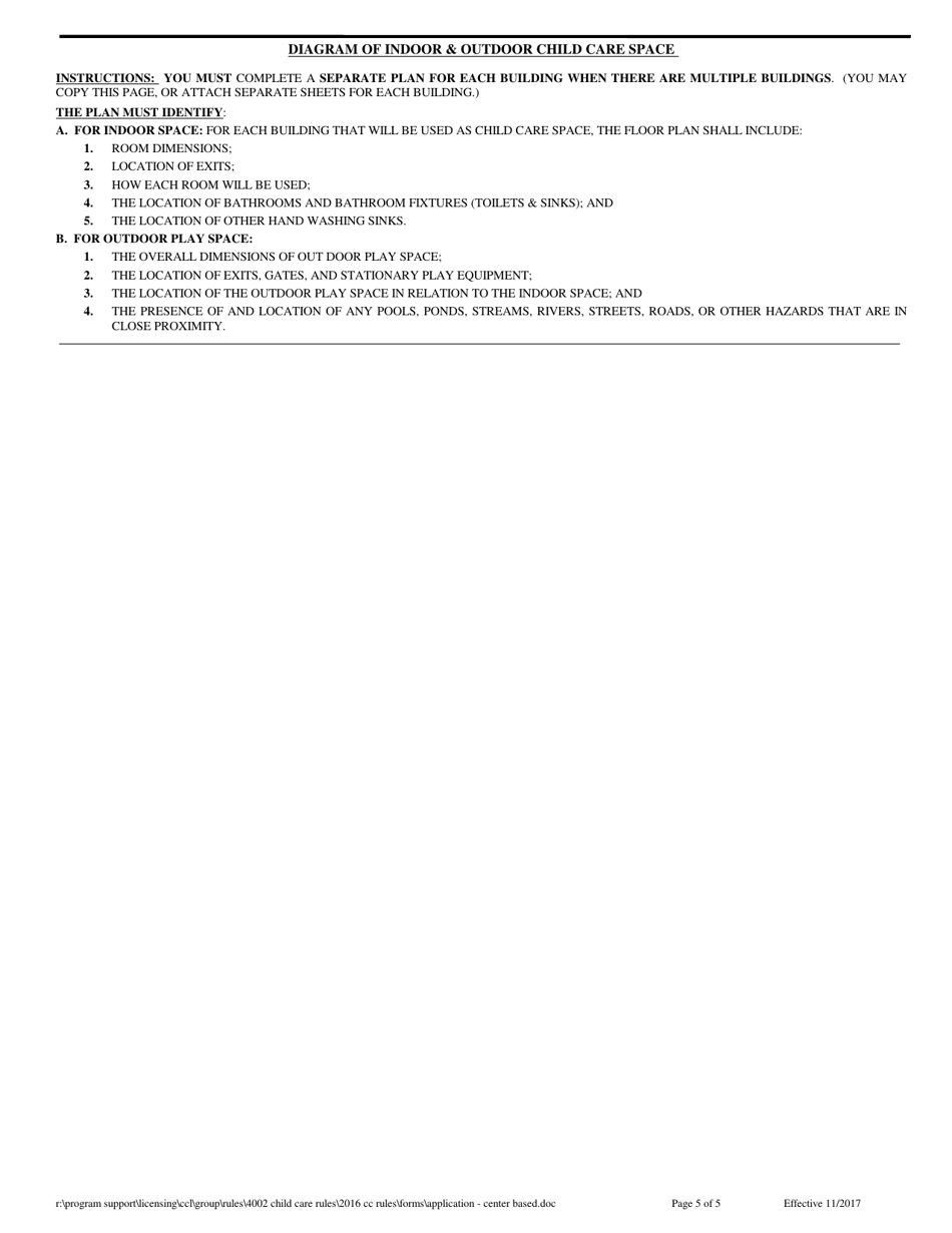 Application for Child Care Center - New Hampshire, Page 5