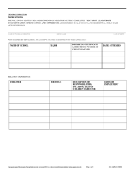 Application for Residential Child Care - New Hampshire, Page 3
