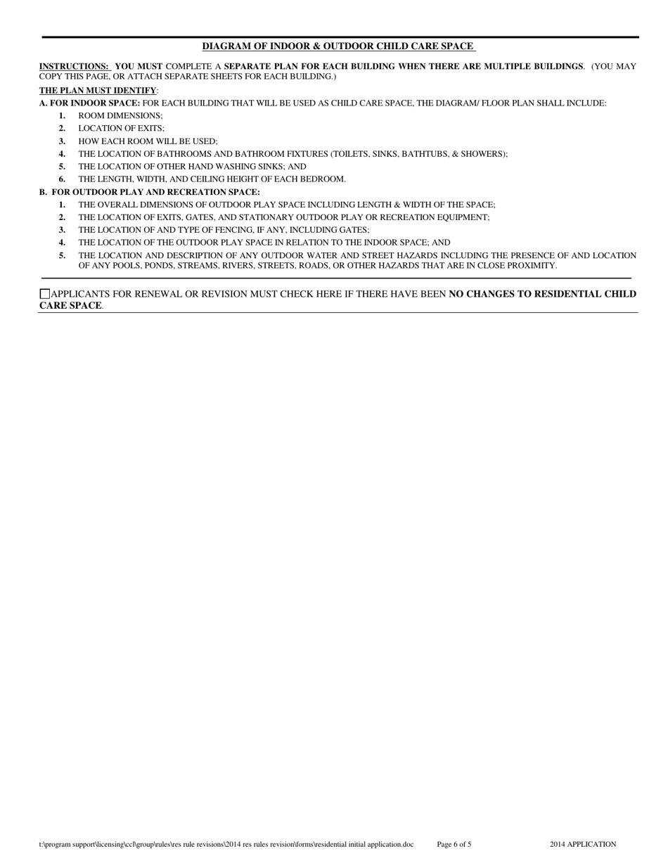 Application for Residential Child Care - New Hampshire, Page 6