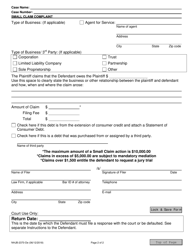 Form NHJB-2370-DE Small Claim Complaint - New Hampshire, Page 2