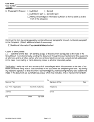 Form NHJB-3061-DE Answer - New Hampshire, Page 2