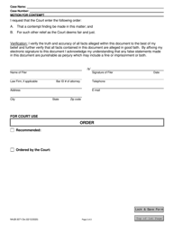 Form NHJB-3071-DE Motion for Contempt - New Hampshire, Page 2