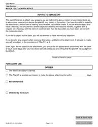 Form NHJB-3073-DE Motion to Attach With Notice - New Hampshire, Page 2