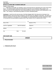 Form NHJB-3078-DE Motion to Extend Time to Answer Complaint - New Hampshire, Page 2