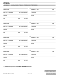 Form NHJB-2952-FPE Agreement - Guardianship of Minor or Incapacitated Person - New Hampshire, Page 2