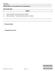 Form NHJB-2166-PE Annual Report of Guardian of Incapacitated Person - New Hampshire, Page 3