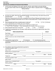 Form NHJB-2165-PE Petition for Guardian of Incapacitated Person - New Hampshire, Page 2