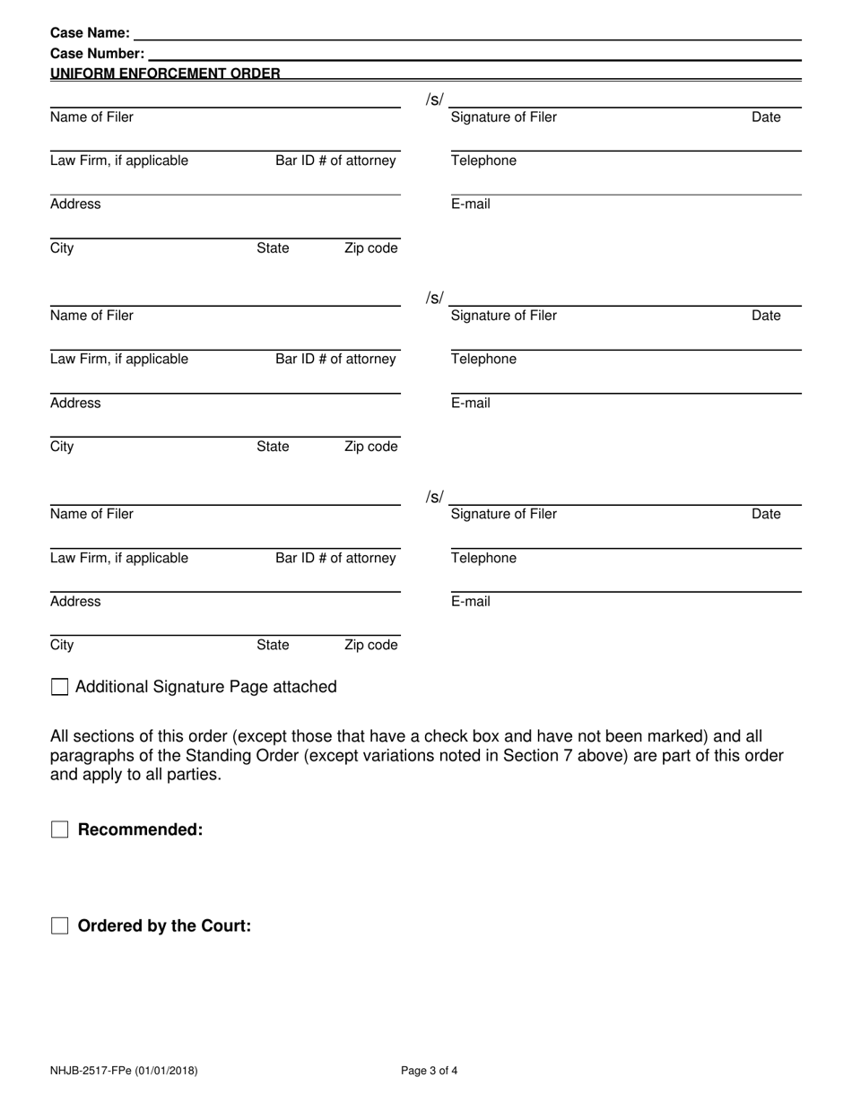 Form NHJB-2517-FPE - Fill Out, Sign Online and Download Fillable PDF ...