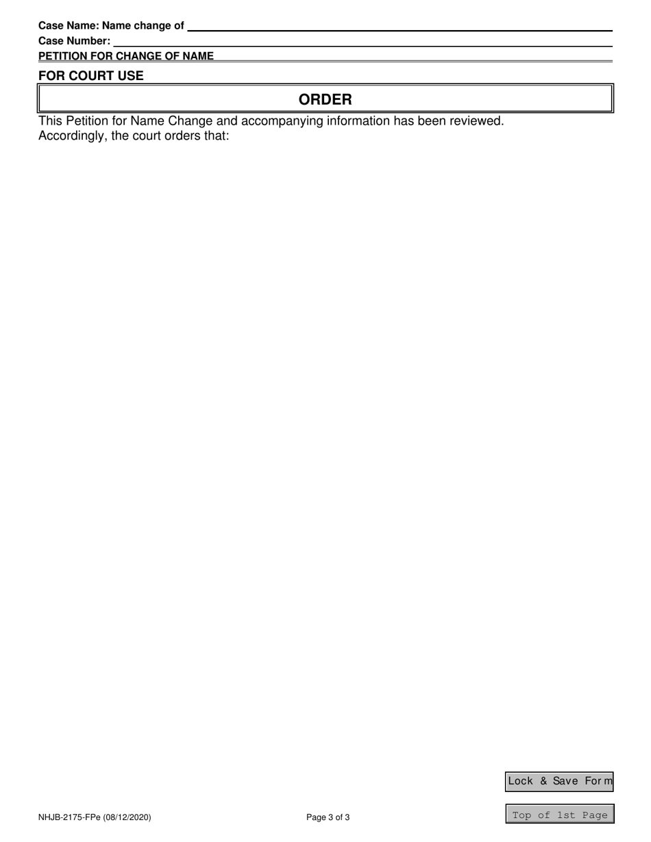 Form NHJB-2175-FPE Petition for Change of Name - New Hampshire, Page 3