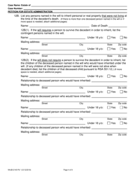 Form NHJB-2145-PE Petition for Estate Administration - New Hampshire, Page 4