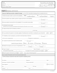 Form DS-1 New Jersey Temporary Disability Benefits Application - New Jersey, Page 3