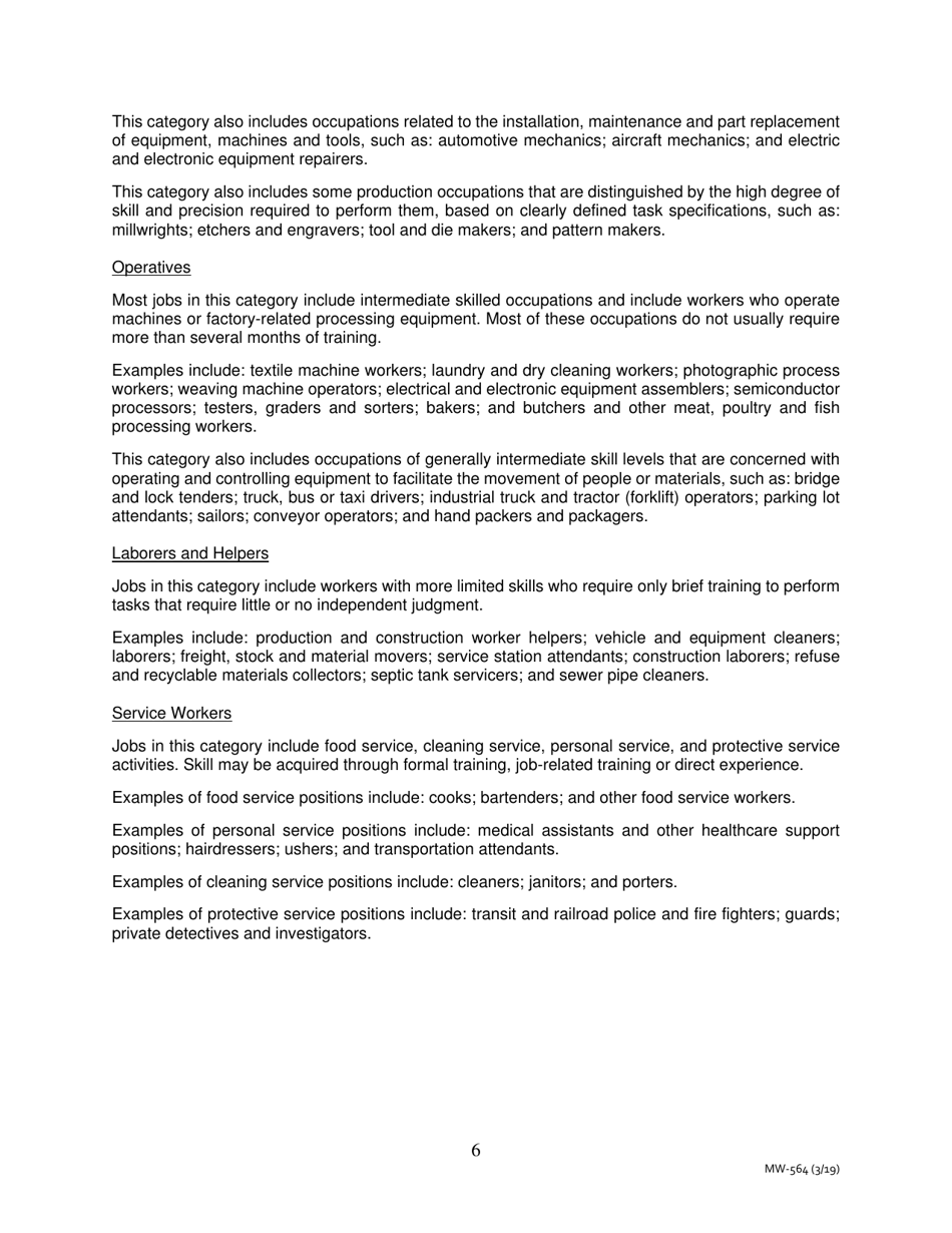 Instructions for Form MW-352, MW-353 - New Jersey, Page 6