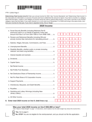 Form PTR-1 Senior Freeze (Property Tax Reimbursement) Application - New Jersey, Page 3
