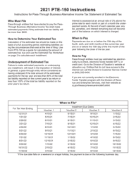 Document preview: Instructions for Form PTE-150 Pass-Through Business Alternative Income Tax Statement of Estimated Tax - New Jersey
