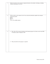 Mandatory Treatment Questionnaire - New Mexico, Page 2