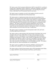 Procurement Card or Individual Travel Procurement Card Agency Agreement - New Mexico, Page 2