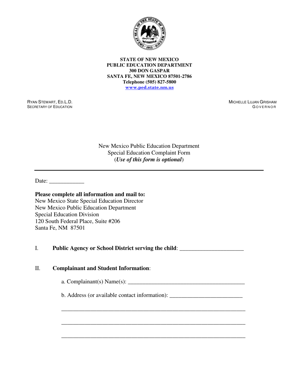 new-mexico-special-education-complaint-form-download-printable-pdf