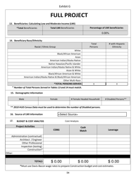 Exhibit G Infrastructure Projects Application Form - New Mexico, Page 3
