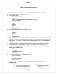 Exhibit G Infrastructure Projects Application Form - New Mexico, Page 5