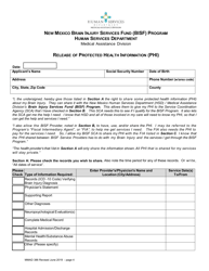 Form MAD386 Brain Injury Services Fund (Bisf) Program Application - New Mexico, Page 4