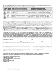Form MAD386 Brain Injury Services Fund (Bisf) Program Application - New Mexico, Page 5